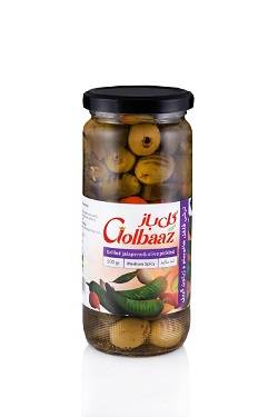 گل باز ترشی فلفل هالوپینو و زیتون گریل 460گرم